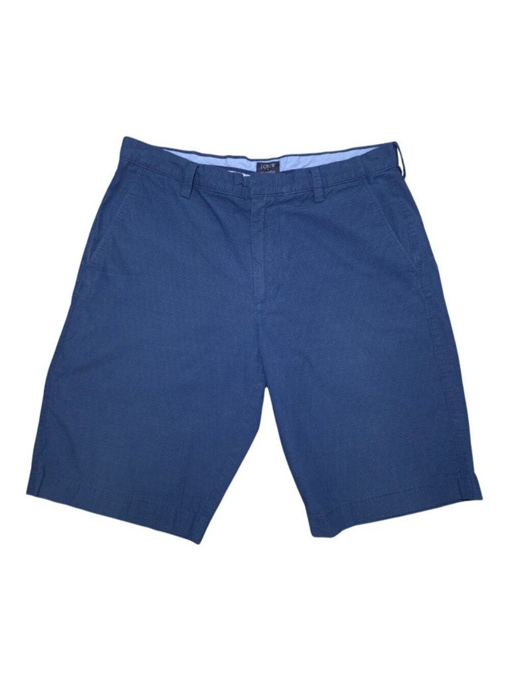 J.Crew Rivington Mens Navy Pinstripe Shorts 33 Classic Fit Cotton Preppy.